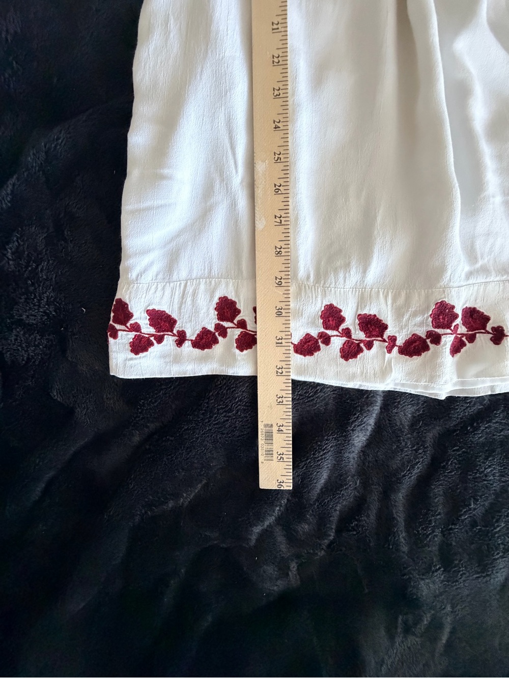 Lucky Brand Hannah Shift Dress Embroidered Boho White Sleeveless Women's Medium - Picture 5 of 8